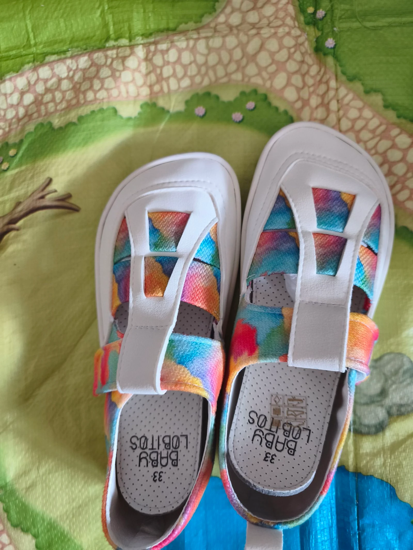 Sandalias arcoiris babylobitos talla 35